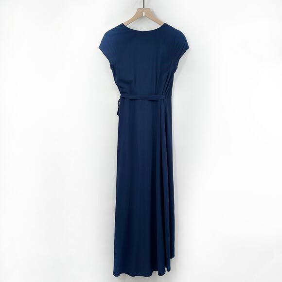 L*Space Goa Dress Wrap Maxi in Midnight Blue Size Small NWT - Picture 3 of 10